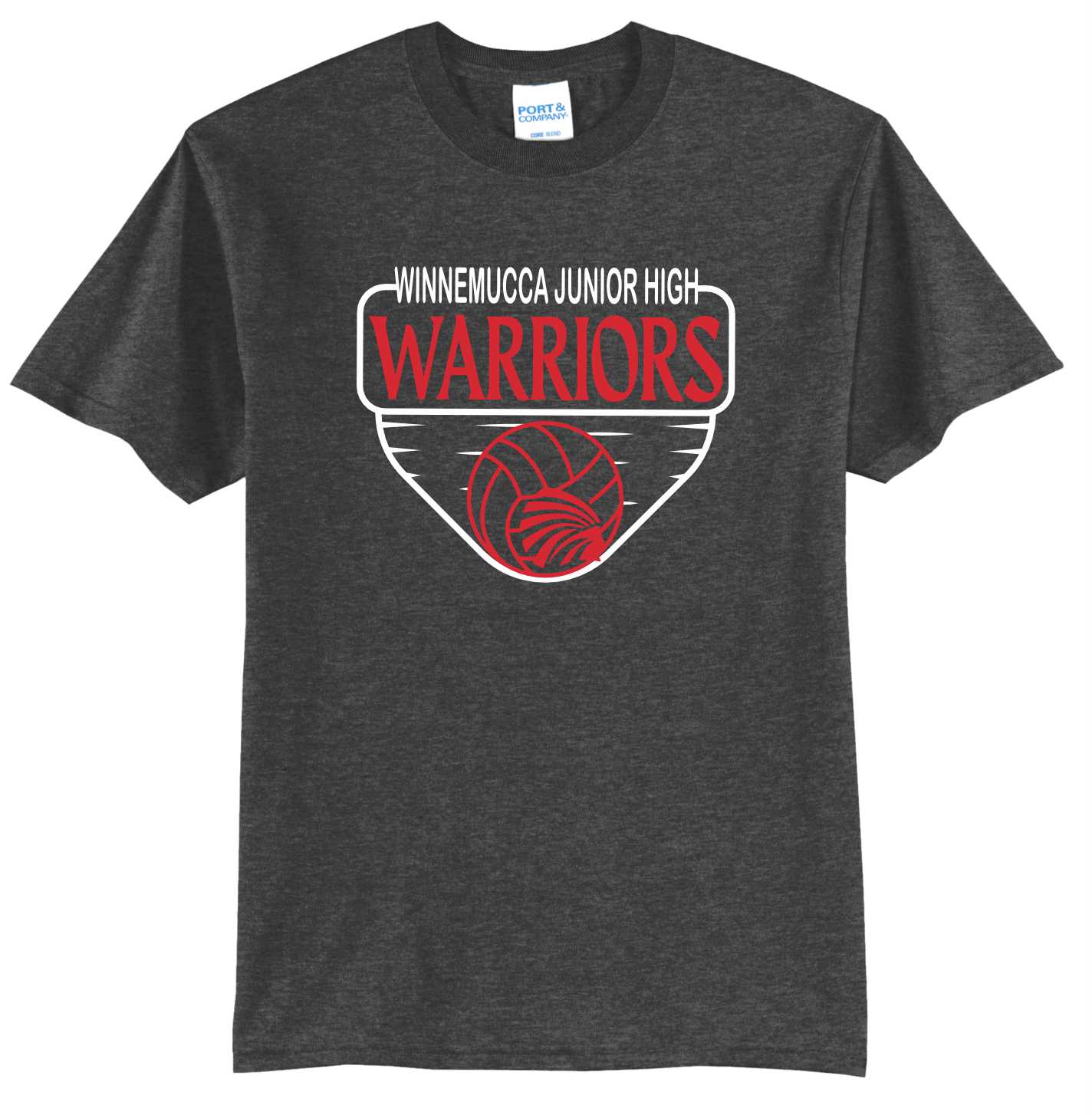 WJHS Volleyball Port & Company® Core Blend Tee | The Shirt Shack NV