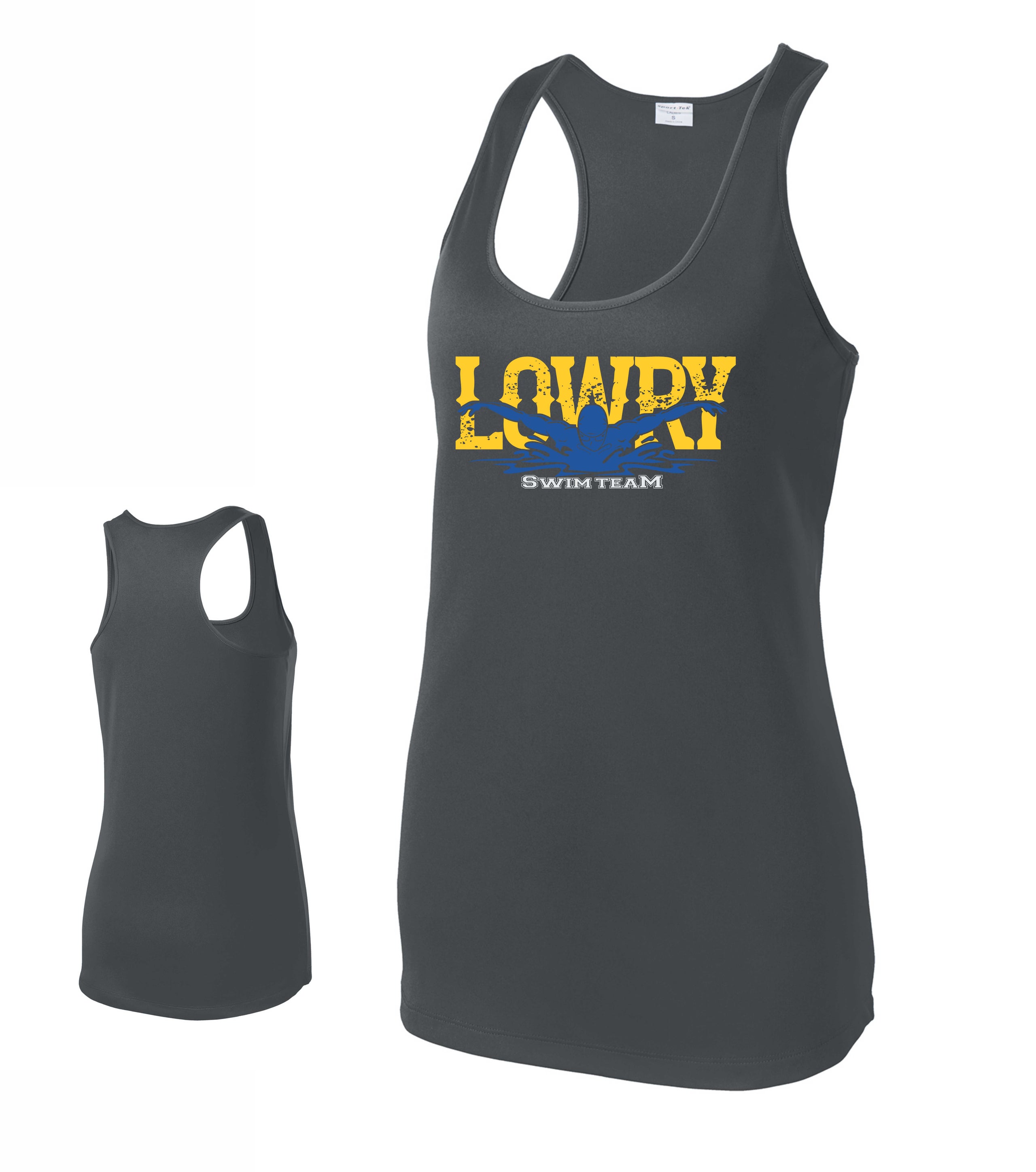 Lowry Swim Sport-Tek® Ladies PosiCharge® Competitor™ Racerback Tank ...